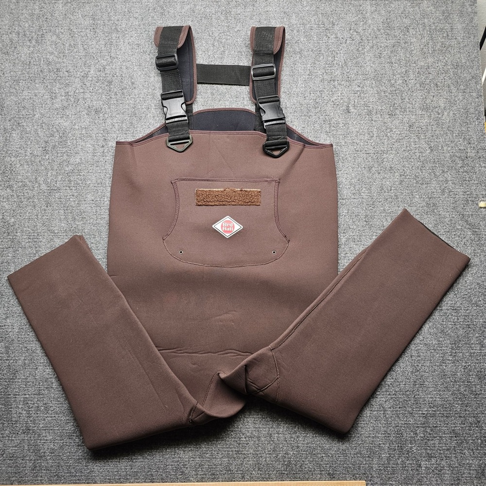 Red Ball Neoprene Chest Waders Brown Stockingfoot Fishing Hunting Size 10 83800